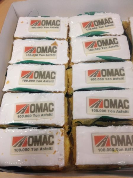 100.000 ton asfalt verwerking OMAC b.v.
