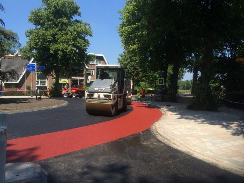 Laatste asfalt sessie Bloemendaal